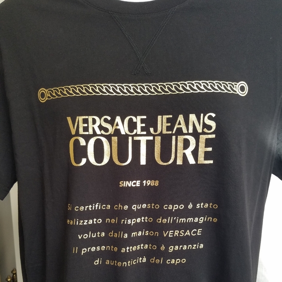 New Men's "Versace Jean's Couture" T-Shirt - Picture 1 of 5